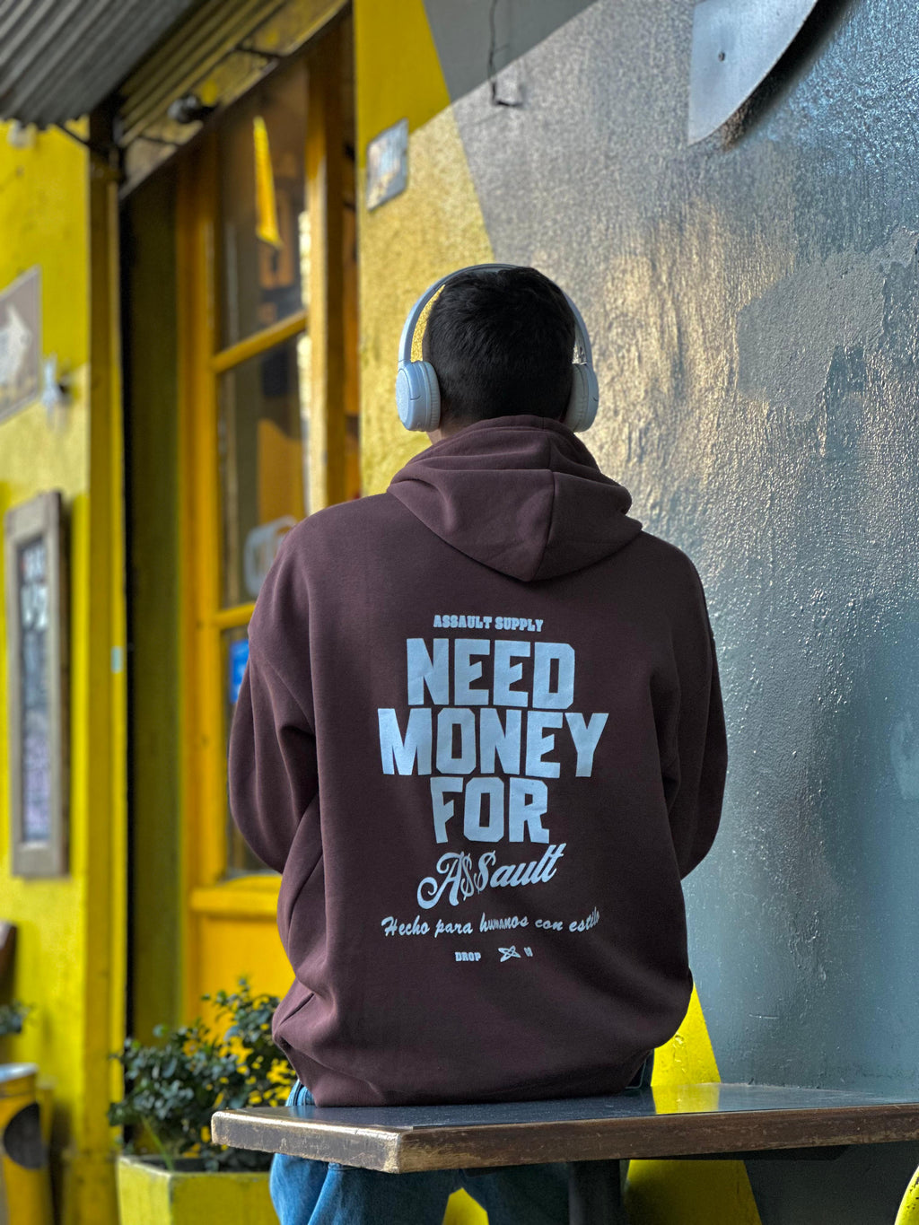 Hoodie "Need Money For ASSAULT"
