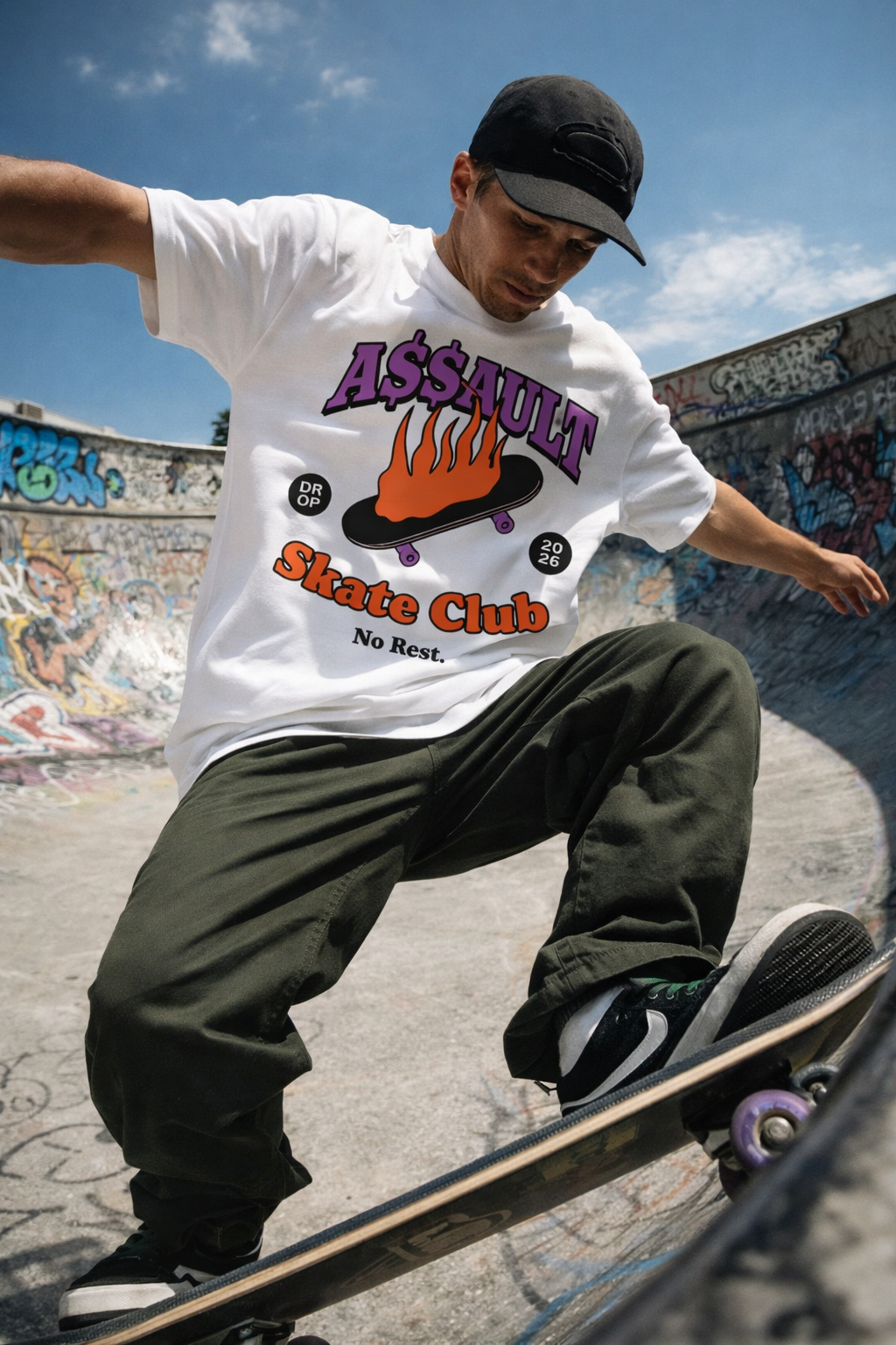 Remera Assault Skate Club
