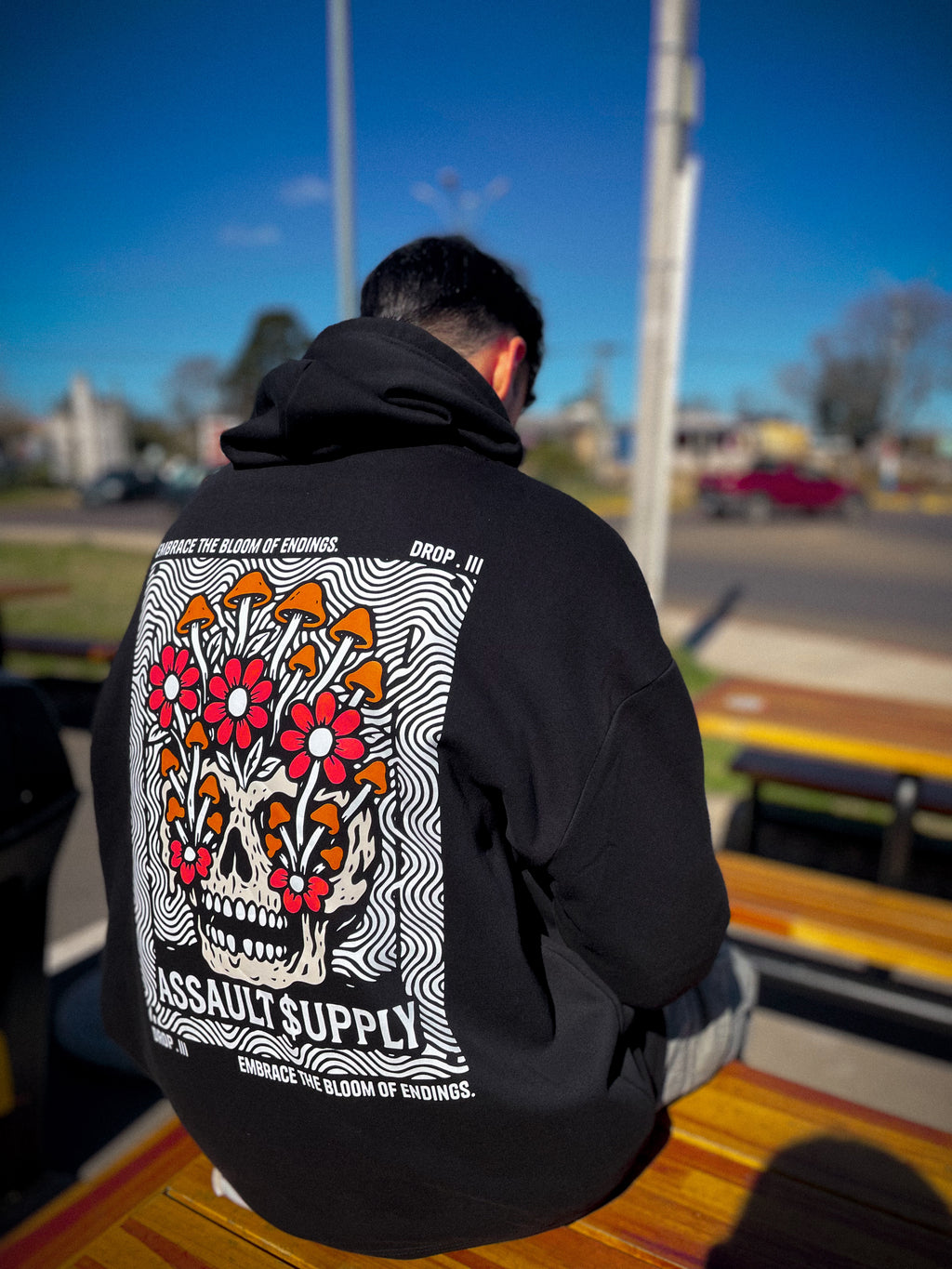 Hoodie "Embrace the Bloom of Endings"