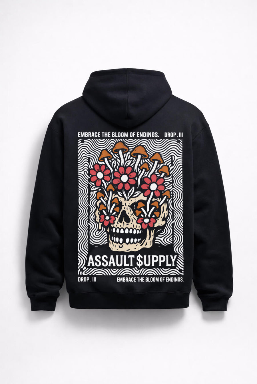 Hoodie "Embrace the Bloom of Endings"