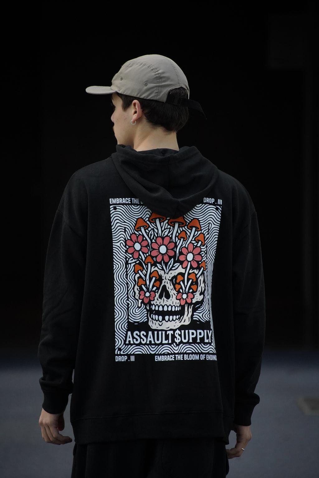 Hoodie "Embrace the Bloom of Endings"
