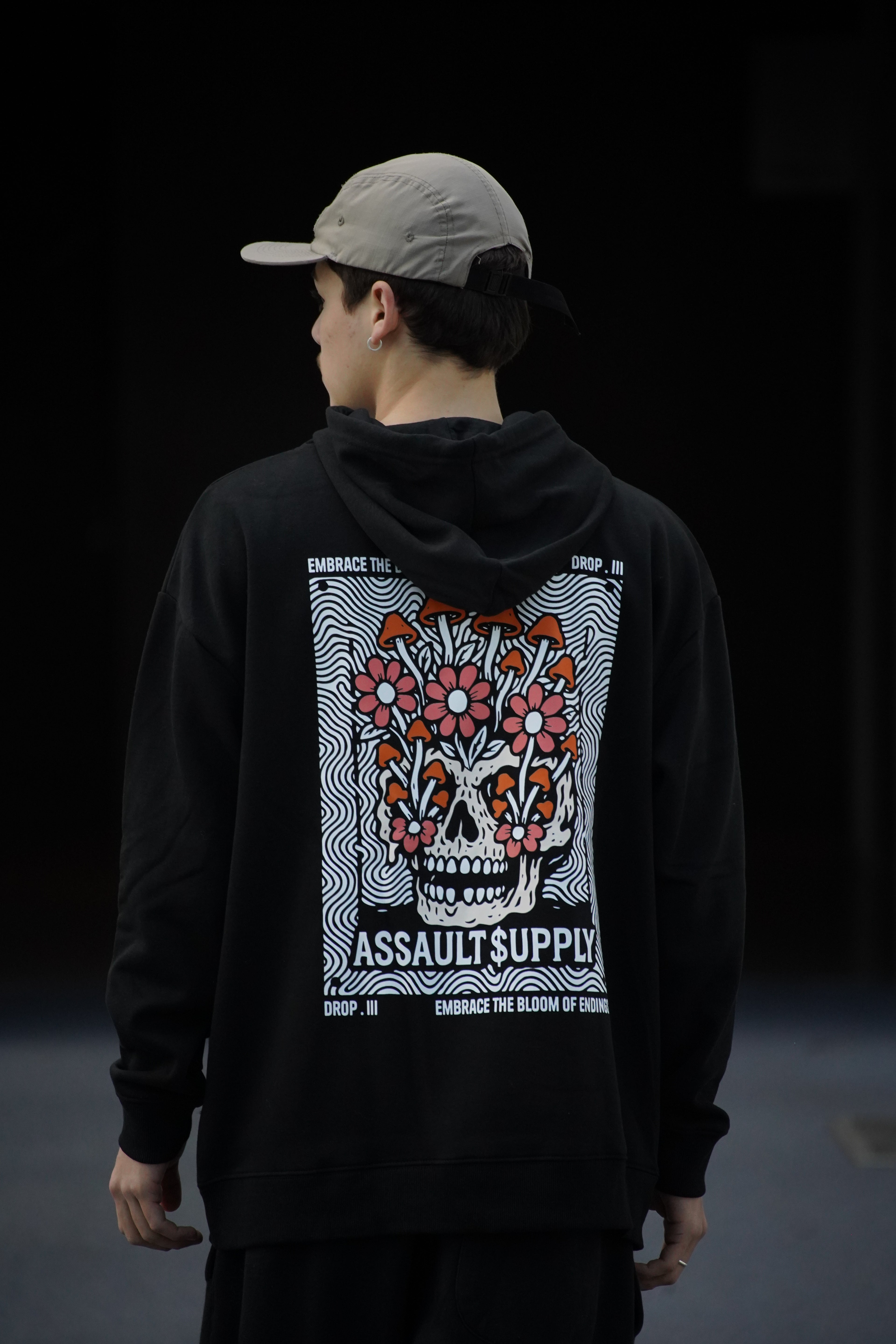 Hoodie "Embrace the Bloom of Endings"