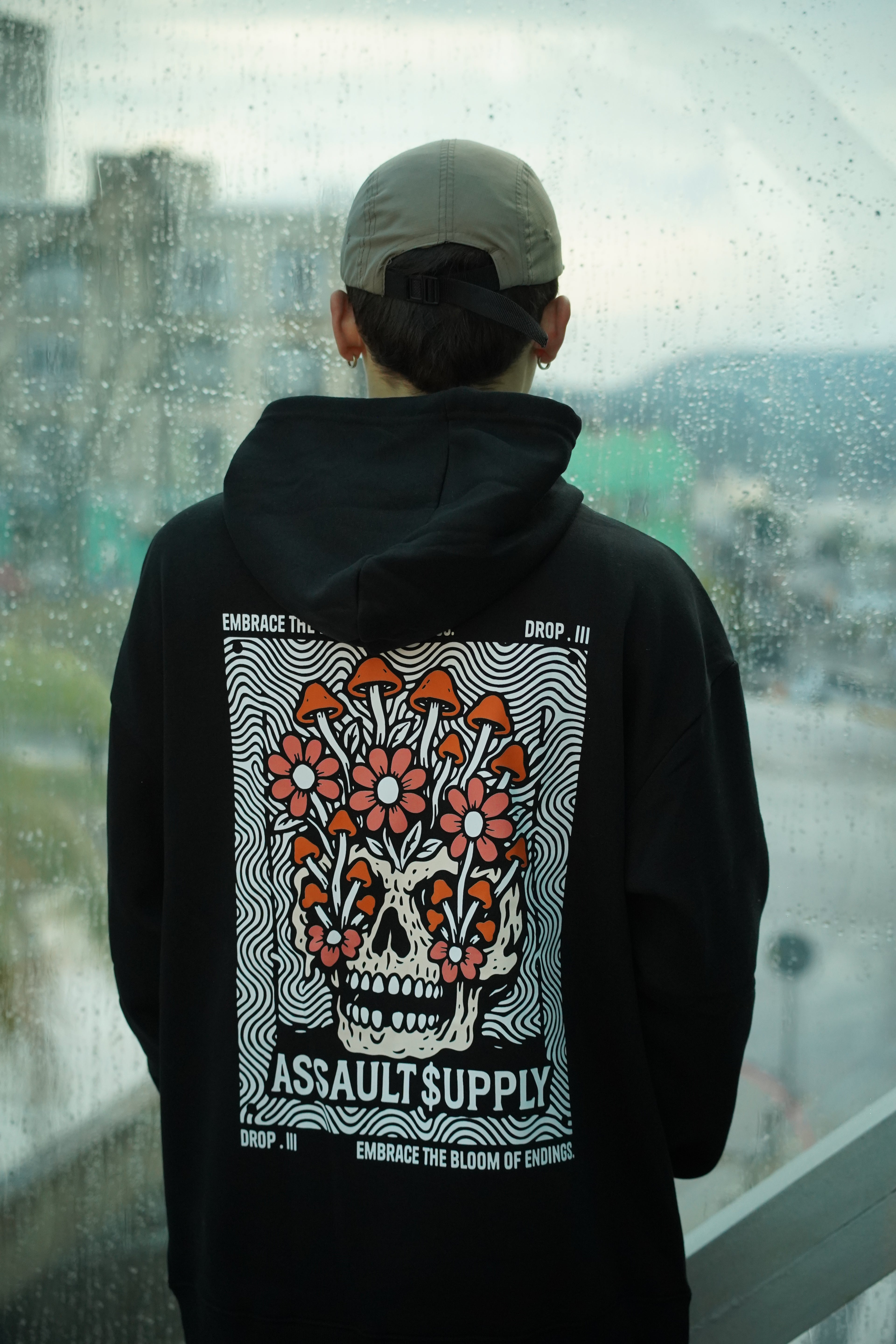 Hoodie "Embrace the Bloom of Endings"
